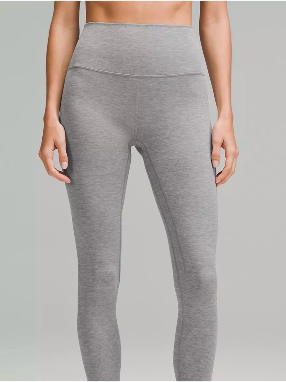 Lululemon Align Light Heathered Gray Leggings 25in length